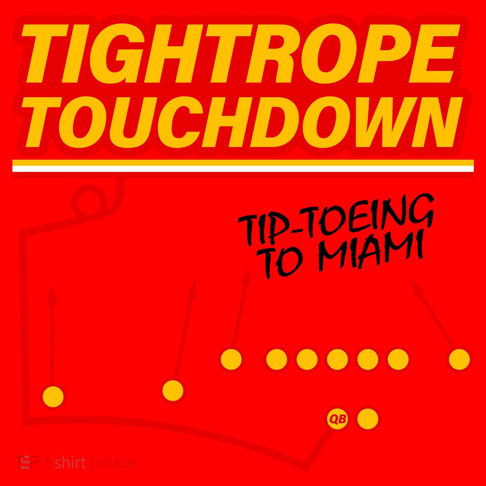 Touchdown Tightrope Santa Hat