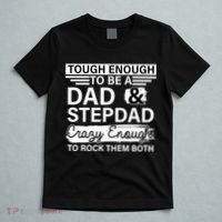 Tough Enough To Be A Dad & Stepdad T-Shirt thumb 5