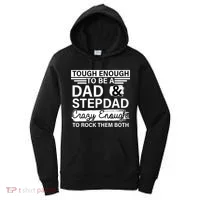 Tough Enough To Be A Dad & Stepdad Women's Hoodie thumb 0