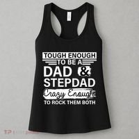 Tough Enough To Be A Dad & Stepdad Women's Tank Top thumb 3