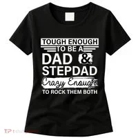 Tough Enough To Be A Dad & Stepdad Women's T-Shirt thumb 0