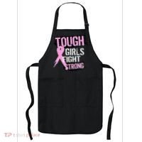 Tough Girls Fight Strong Breast Cancer Apron thumb 0