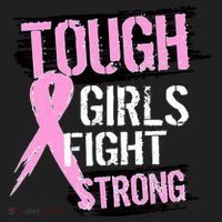 Tough Girls Fight Strong Breast Cancer Beanie thumb 2