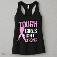 Tough Girls Fight Strong Breast Cancer Women's Tank Top thumb 3