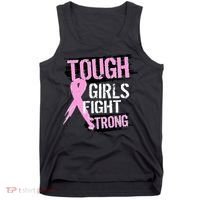 Tough Girls Fight Strong Breast Cancer Tank Top thumb 0