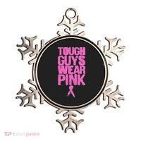 Tough Guys Wear Pink Breast Cancer Awareness Ornament thumb 0