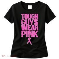 Tough Guys Wear Pink Breast Cancer Awareness Women's T-Shirt thumb 0
