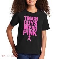 Tough Guys Wear Pink Breast Cancer Awareness Kids T-Shirt thumb 2