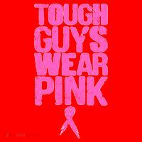 Tough Guys Wear Pink Breast Cancer Awareness Santa Hat thumb 1