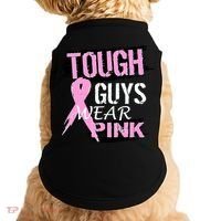 Tough Guys Wear Pink Cancer Doggie Tank thumb 0