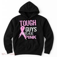 Tough Guys Wear Pink Cancer Hoodie thumb 0