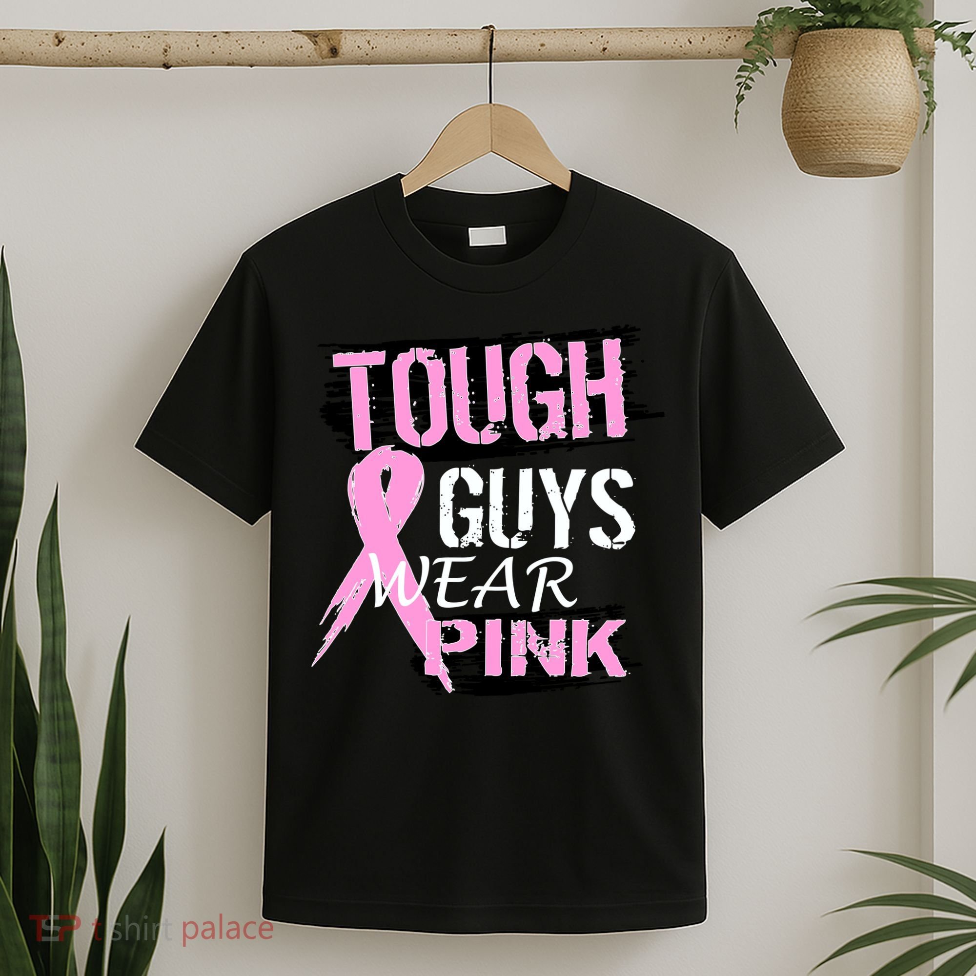 Tough Guys Wear Pink Cancer T-Shirt