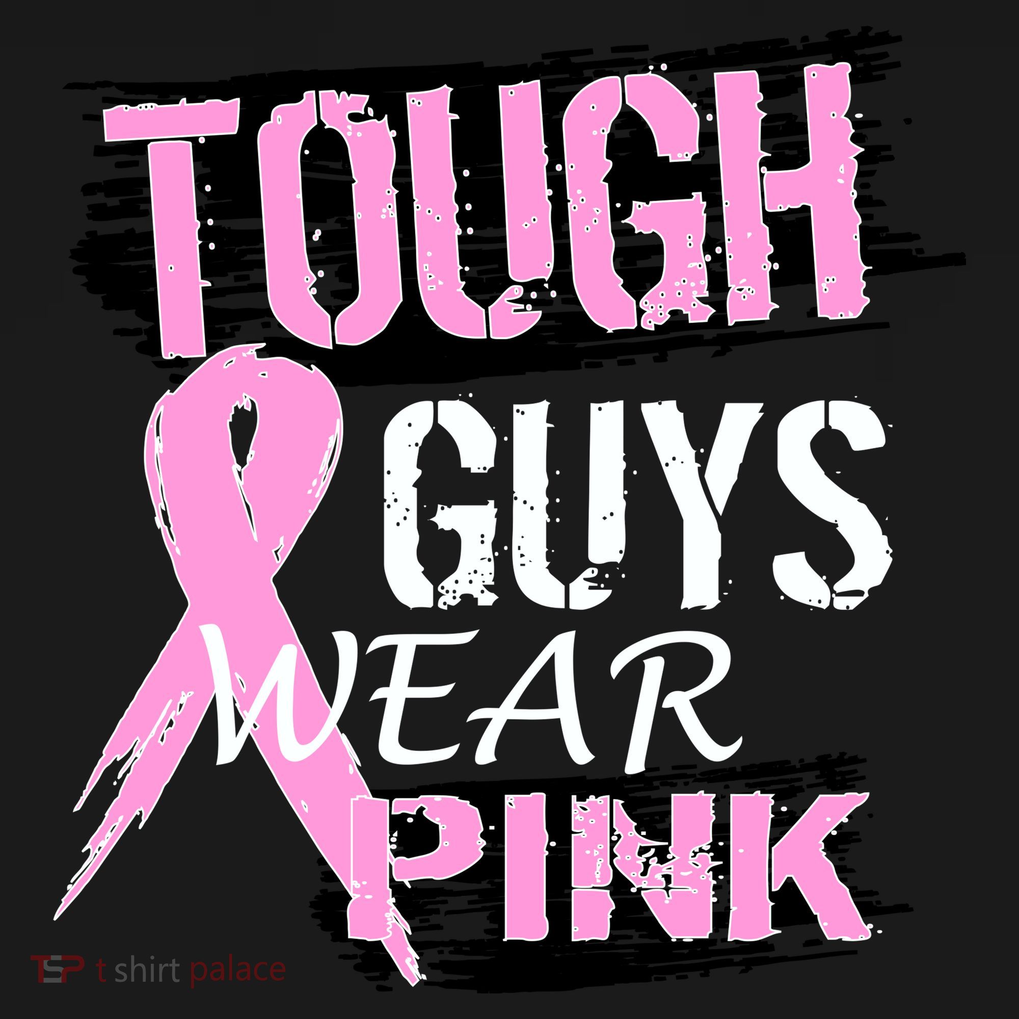 Tough Guys Wear Pink Cancer T-Shirt