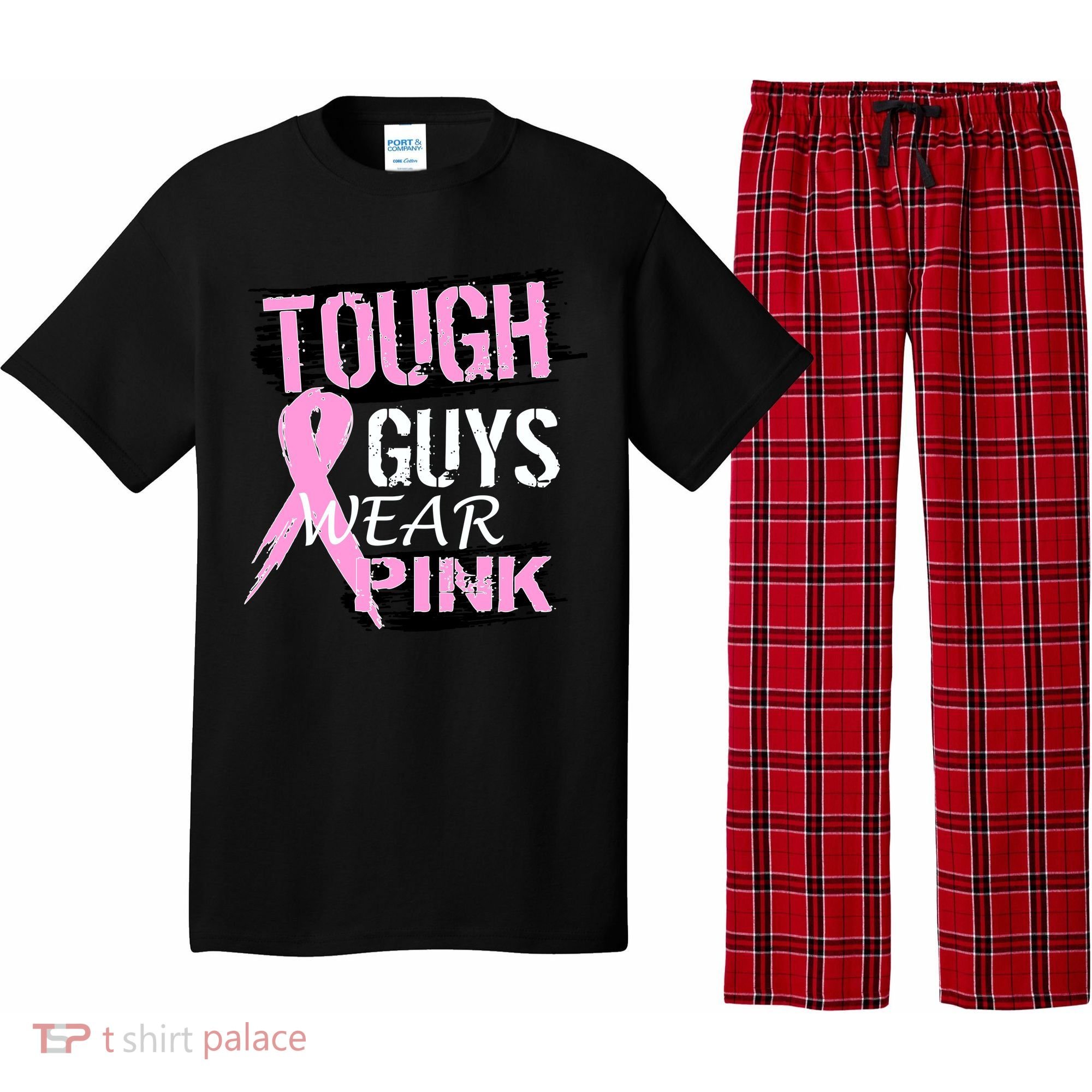 Tough Guys Wear Pink Cancer Pajama Set