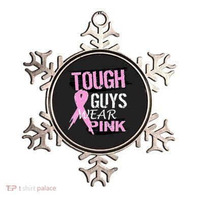 Tough Guys Wear Pink Cancer Ornament