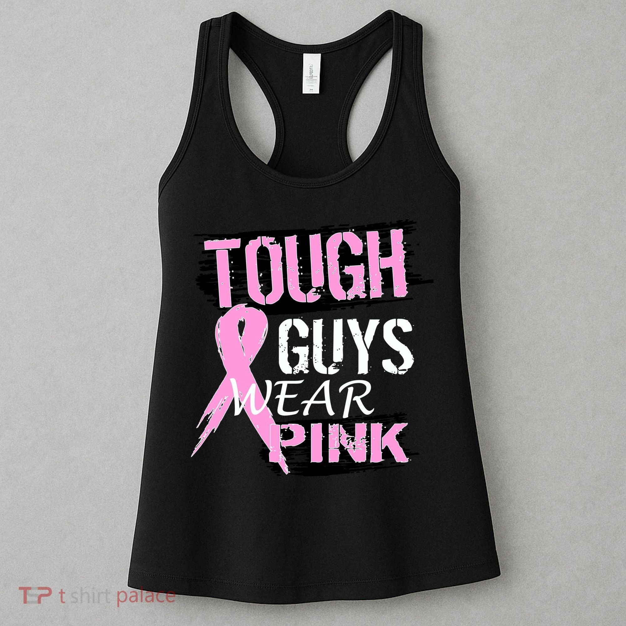 Tough Guys Wear Pink Cancer Women's Tank Top