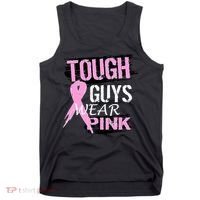 Tough Guys Wear Pink Cancer Tank Top thumb 0