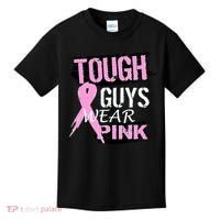 Tough Guys Wear Pink Cancer Kids T-Shirt thumb 0