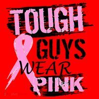 Tough Guys Wear Pink Cancer Santa Hat thumb 1