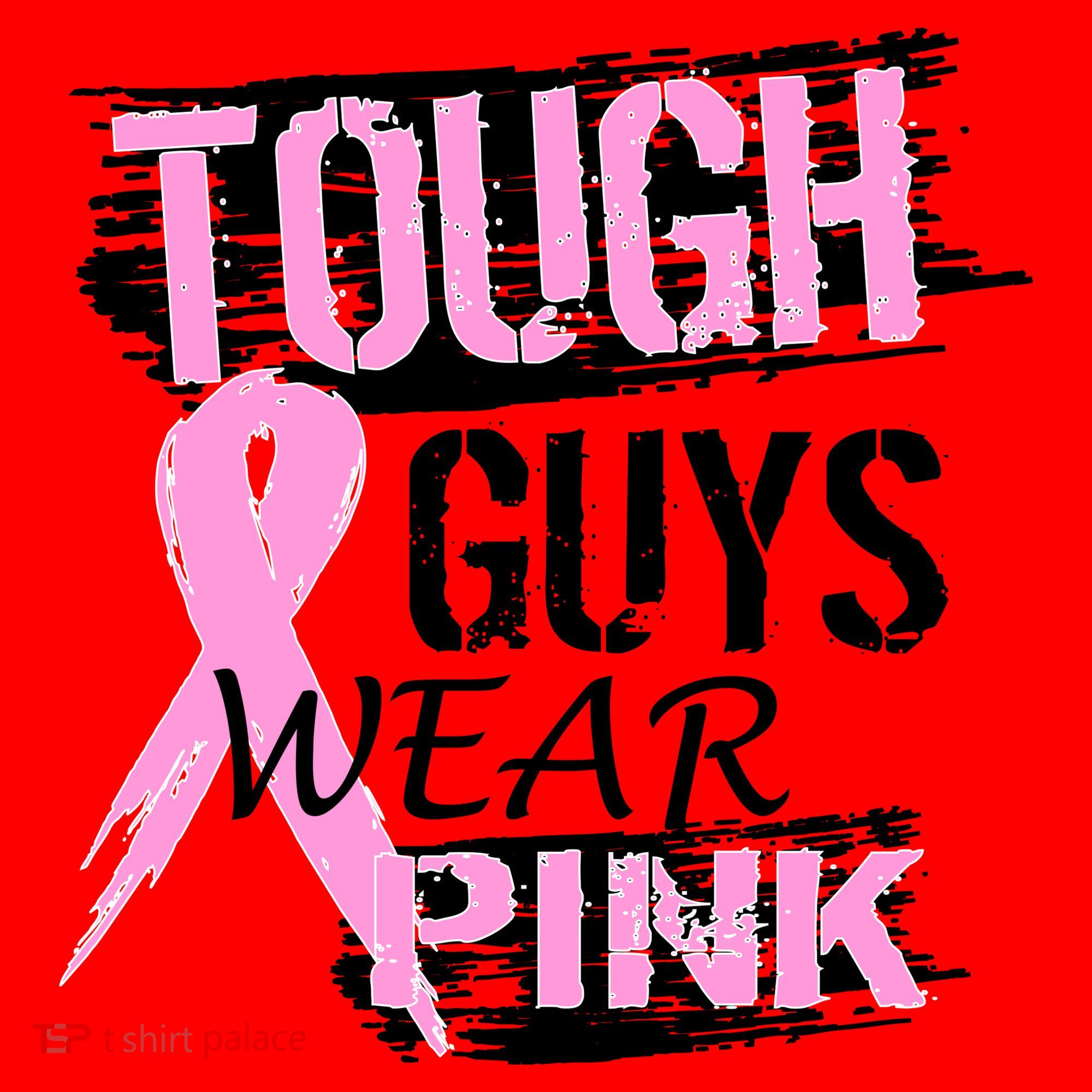 Tough Guys Wear Pink Cancer Santa Hat