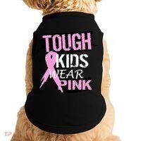Tough Kids Wear Pink Cancer Doggie Tank thumb 0