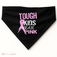Tough Kids Wear Pink Cancer USA-Made Doggie Bandana thumb 0
