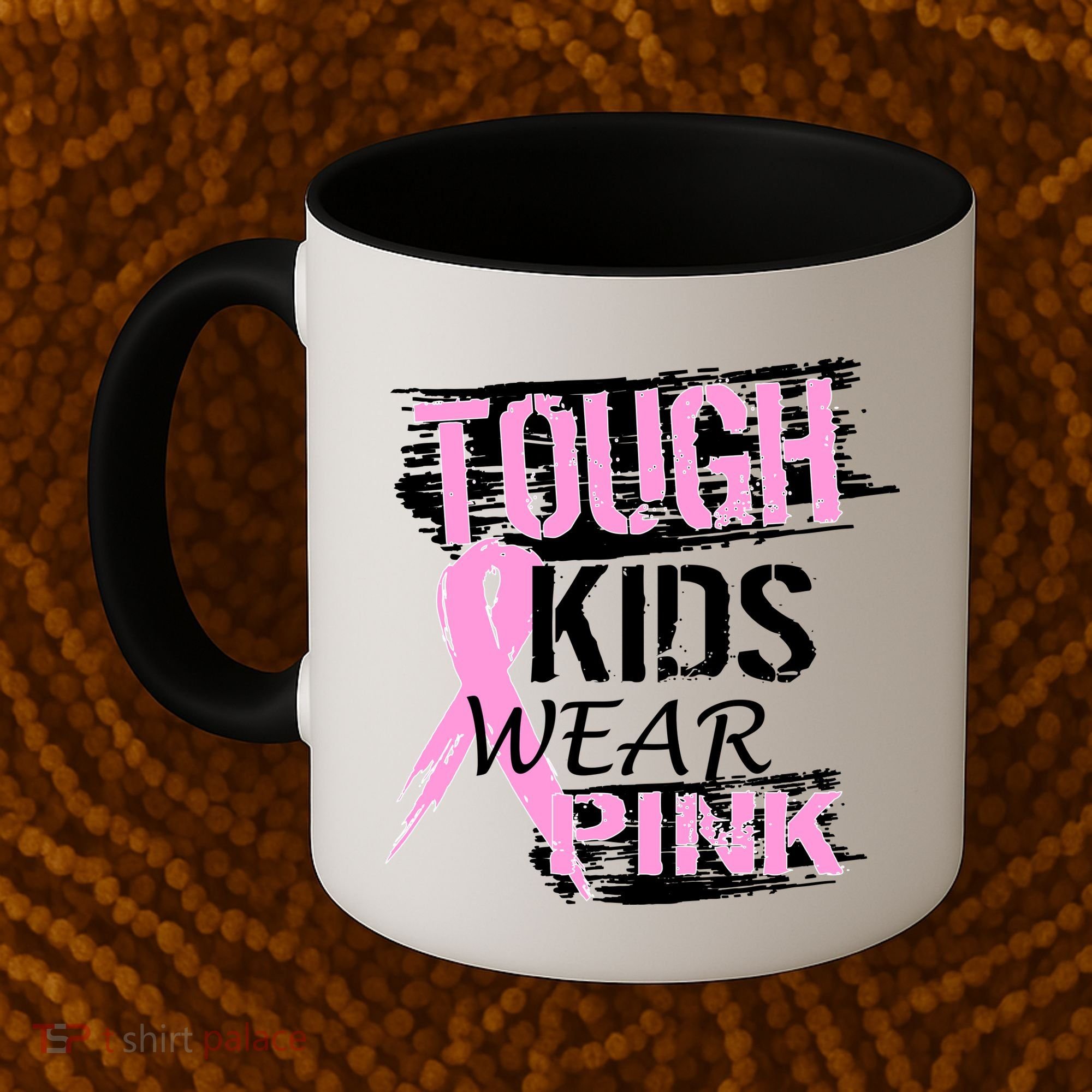 Tough Kids Wear Pink Cancer Coffee Mug