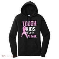 Tough Kids Wear Pink Cancer Women's Hoodie thumb 0