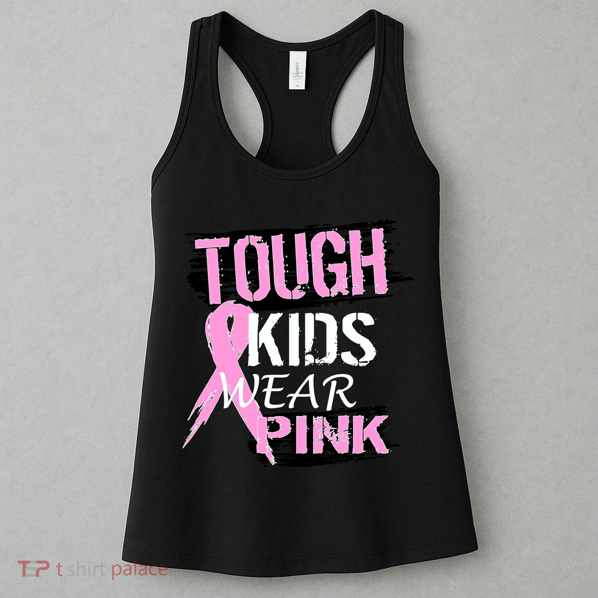 Tough Kids Wear Pink Cancer Women's Tank Top