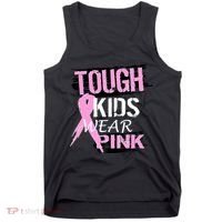 Tough Kids Wear Pink Cancer Tank Top thumb 0