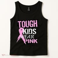 Tough Kids Wear Pink Cancer Tank Top thumb 2
