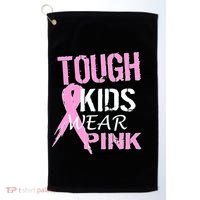 Tough Kids Wear Pink Cancer Golf Towel thumb 0