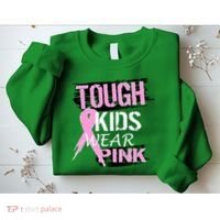 Tough Kids Wear Pink Cancer Sweatshirt thumb 2