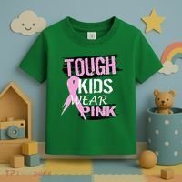 Tough Kids Wear Pink Cancer Toddler T-Shirt thumb 3