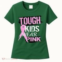 Tough Kids Wear Pink Cancer Women's T-Shirt thumb 0
