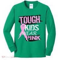 Tough Kids Wear Pink Cancer Kids Long Sleeve Shirt thumb 0