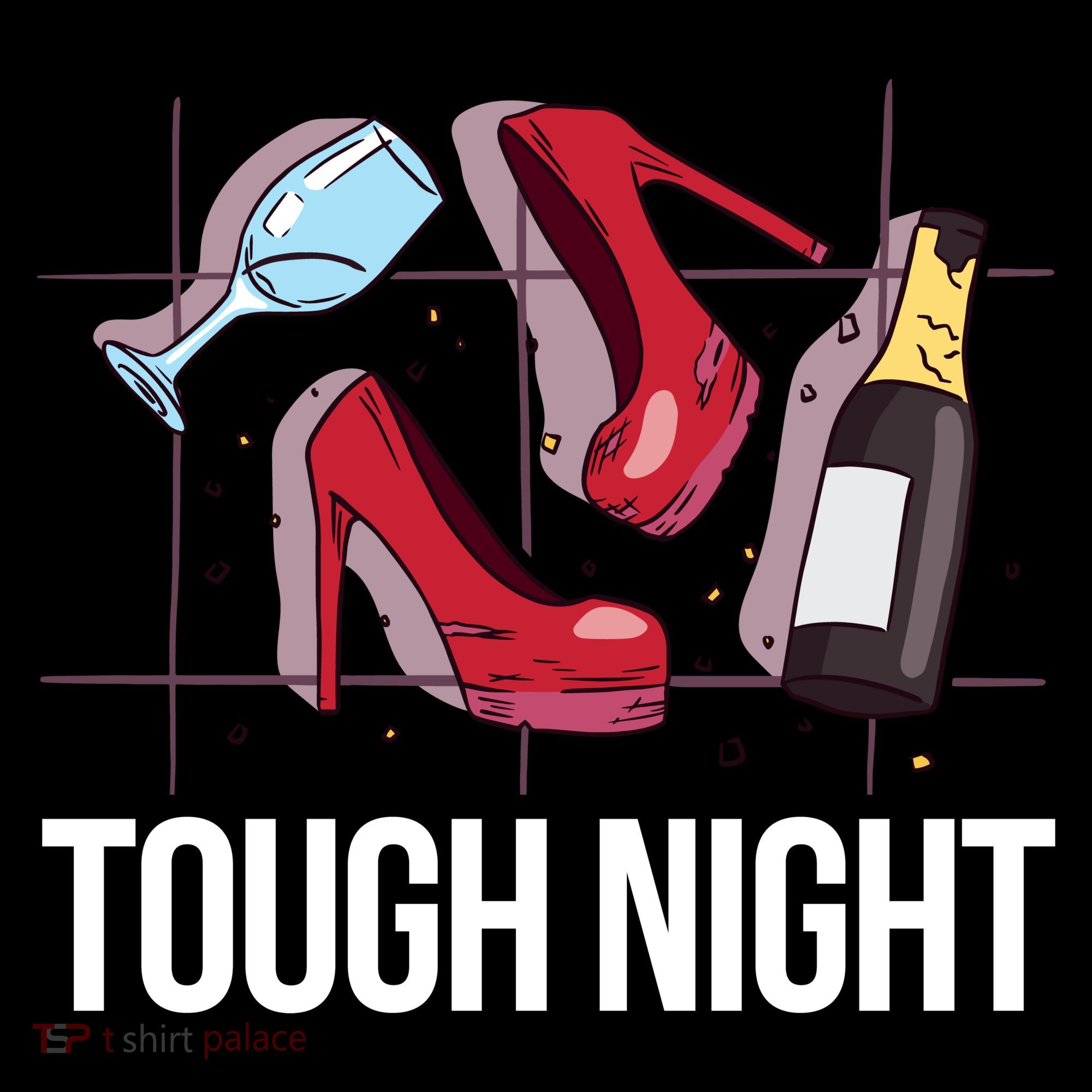 Tough Night Party USA-Made Doggie Bandana