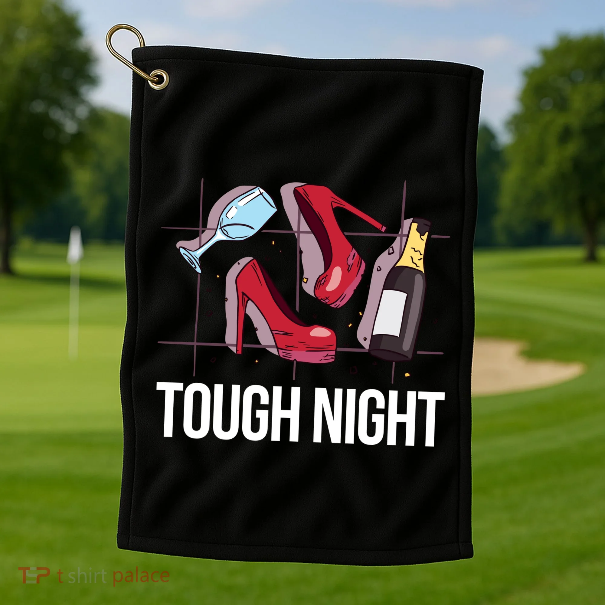 Tough Night Party Golf Towel