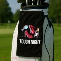 Tough Night Party Golf Towel thumb 2