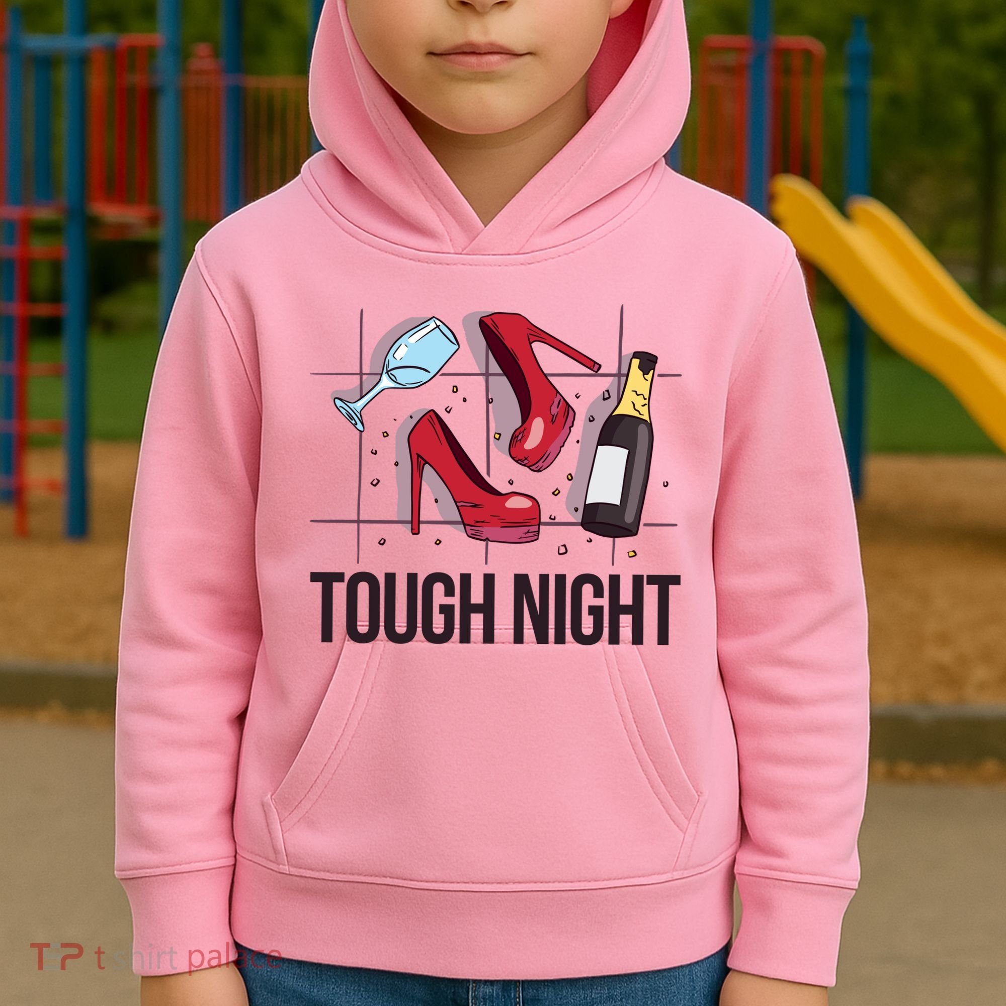 Tough Night Party Kids Hoodie