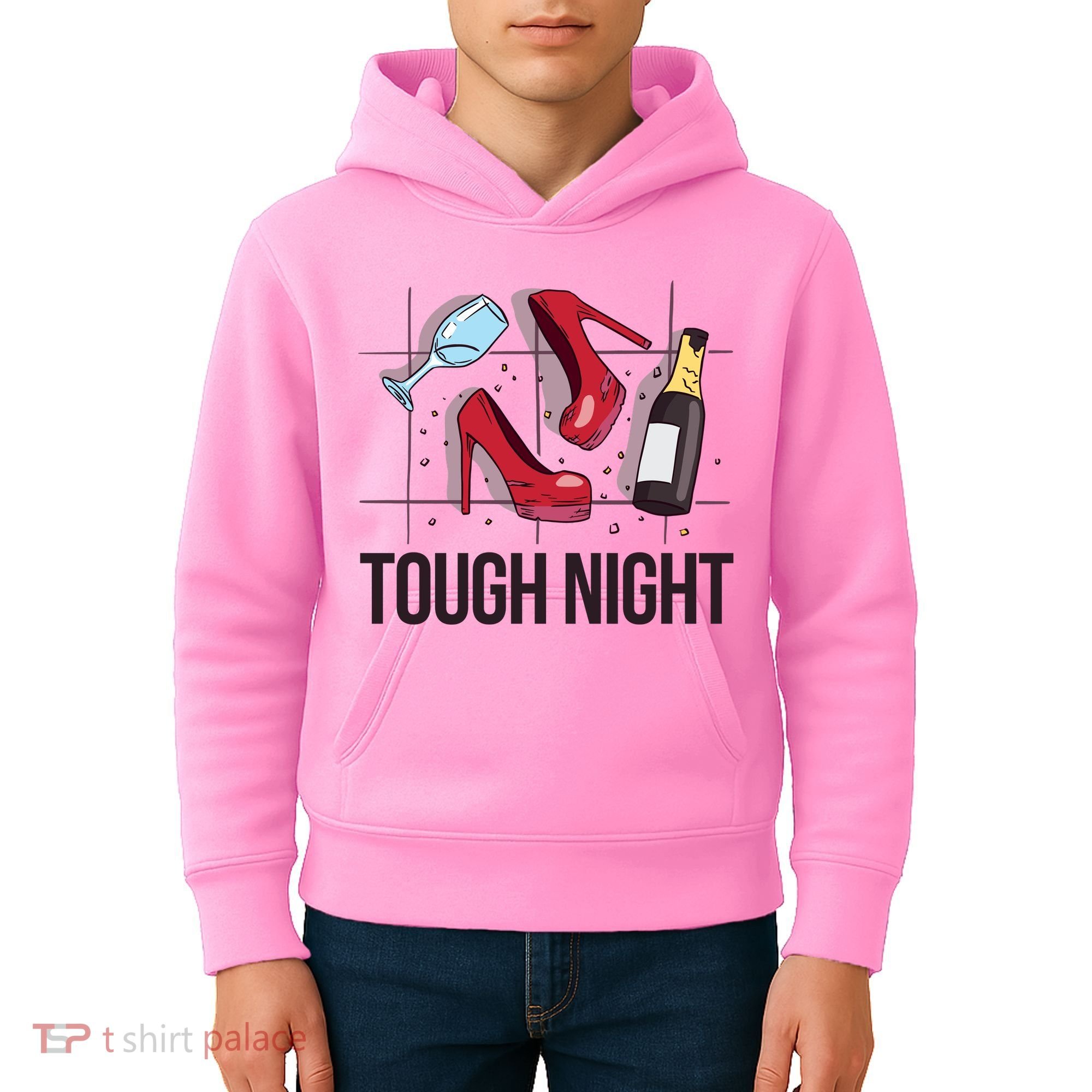 Tough Night Party Kids Hoodie