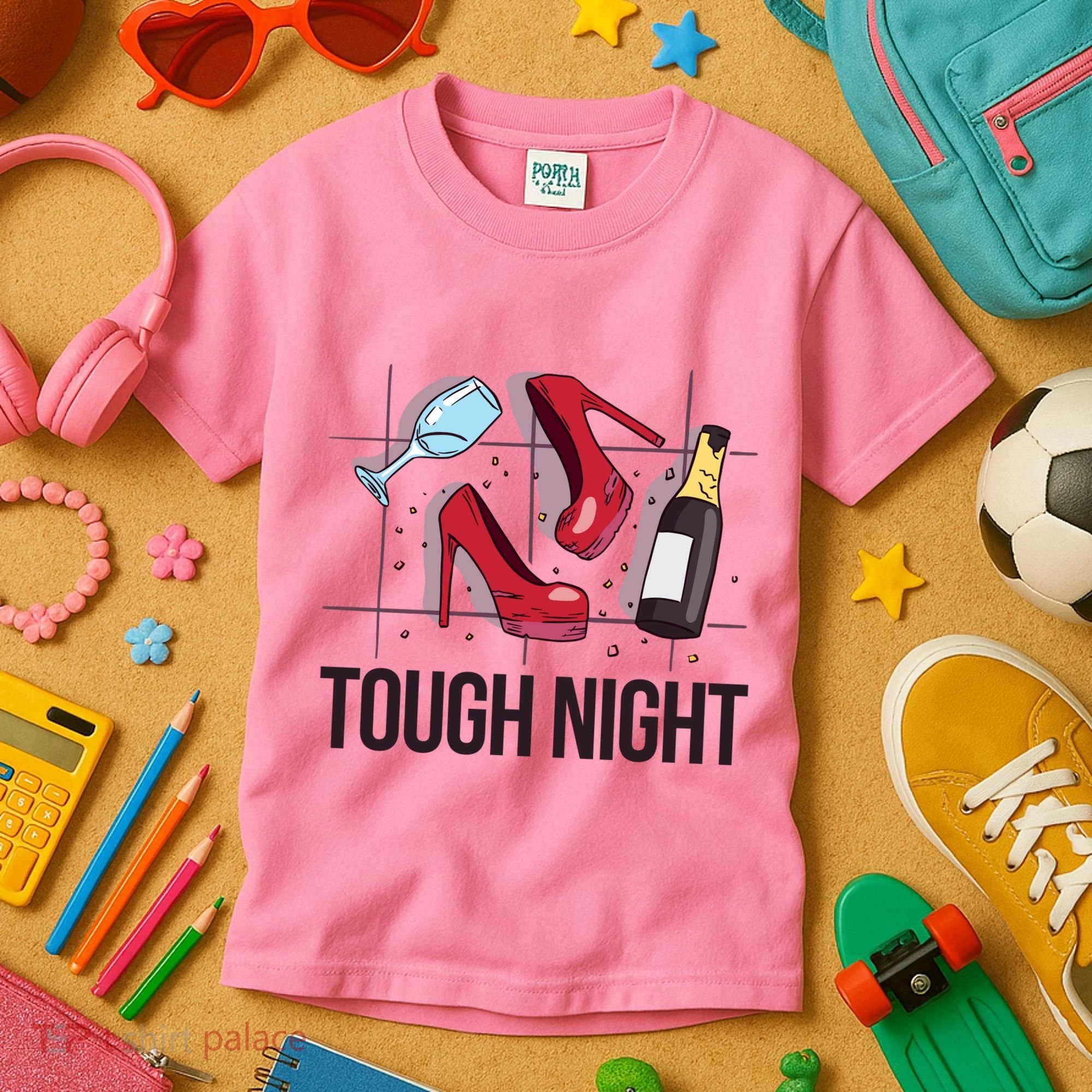 Tough Night Party Kids T-Shirt