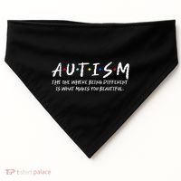 The One Where Autistic Autism Awareness Dad Mom Gift USA-Made Doggie Bandana thumb 0