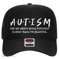The One Where Autistic Autism Awareness Dad Mom Gift Hat thumb 0