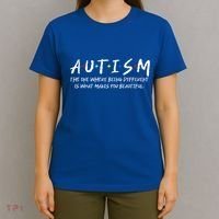 The One Where Autistic Autism Awareness Dad Mom Gift T-Shirt thumb 4