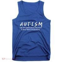 The One Where Autistic Autism Awareness Dad Mom Gift Tank Top thumb 0