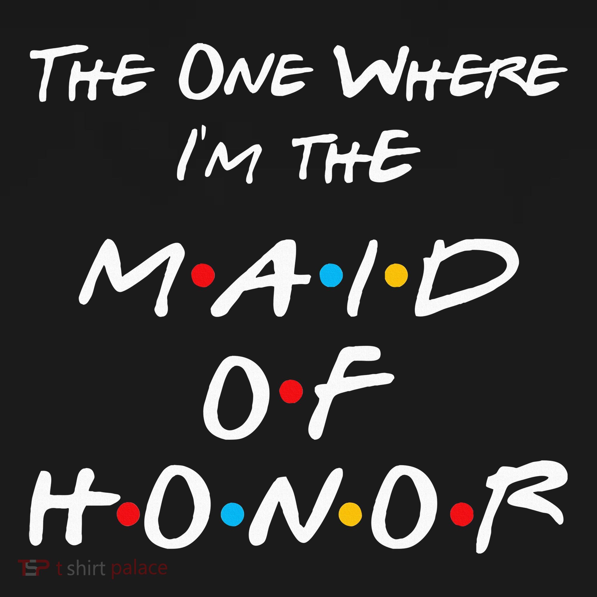 The One Where IM The Maid Of Honor Bachelorette Party Mousepad