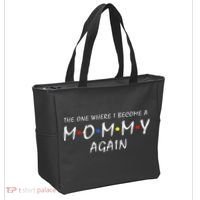 The One Where I Become A Mommy Again Pregnancy Reveal To Be Tote Bag thumb 2