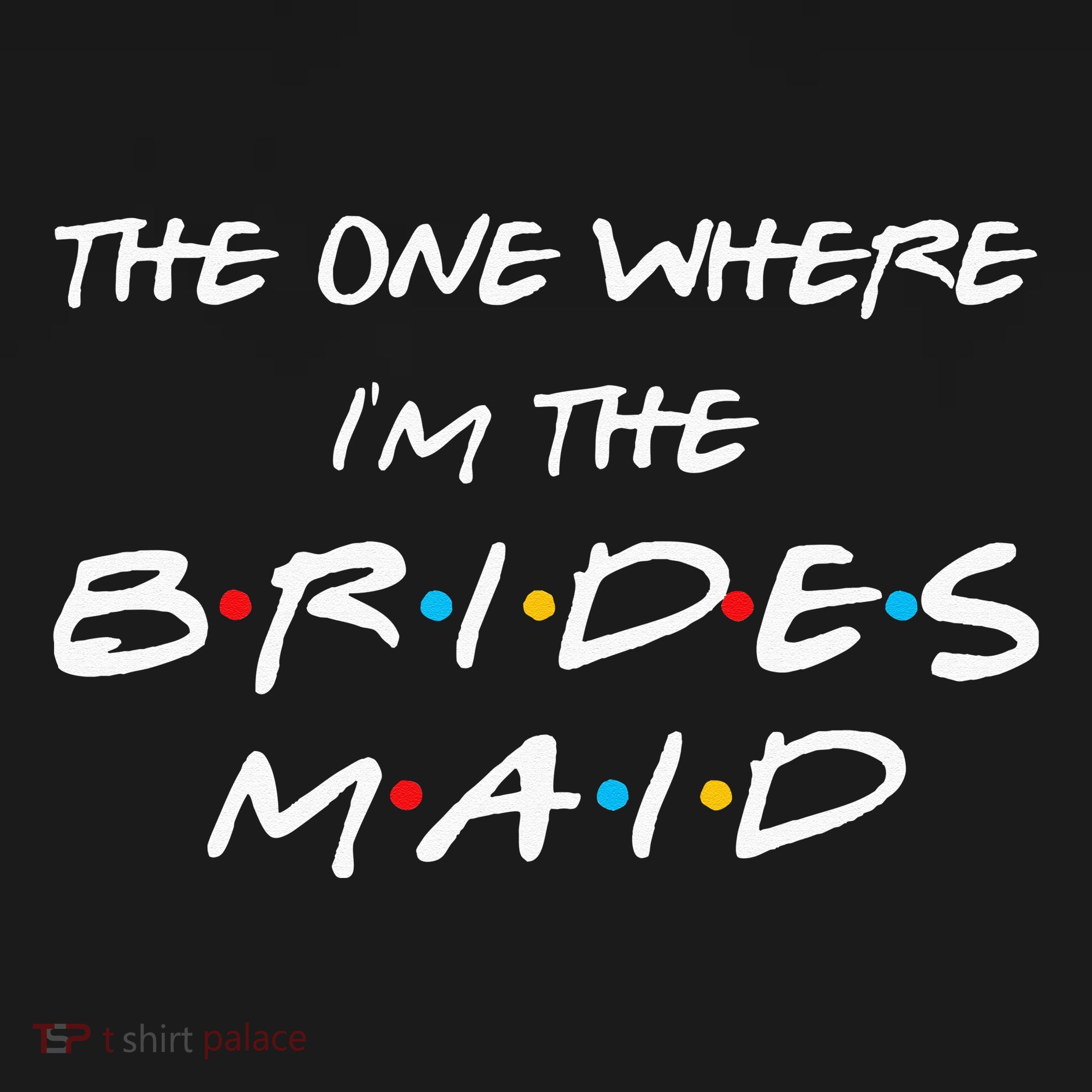 The One Where Im The Bridesmaid Bachelorette Bridal Party Ornament