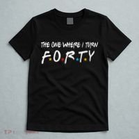 The One Where I Turn Forty 40 Years Old 40th Birthday Gift T-Shirt thumb 5